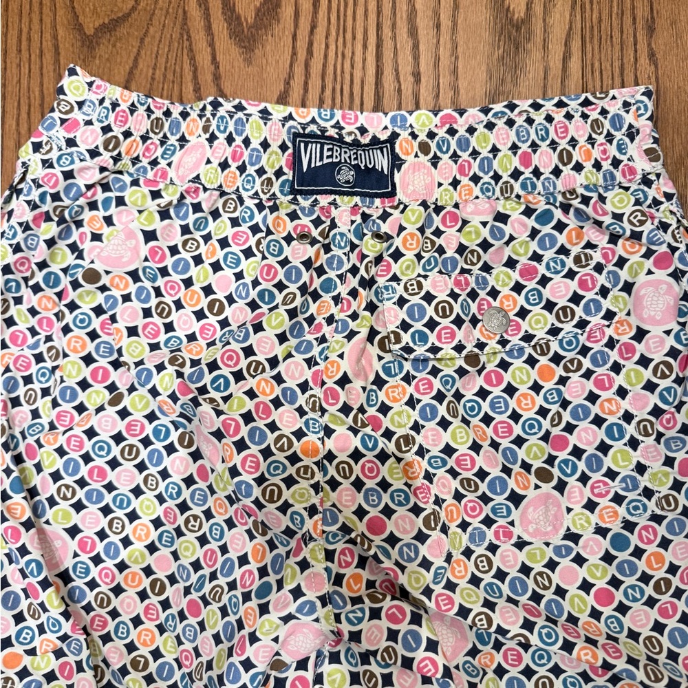 Vilebrequin Multicolor Circle Print Luxury Swim Shorts